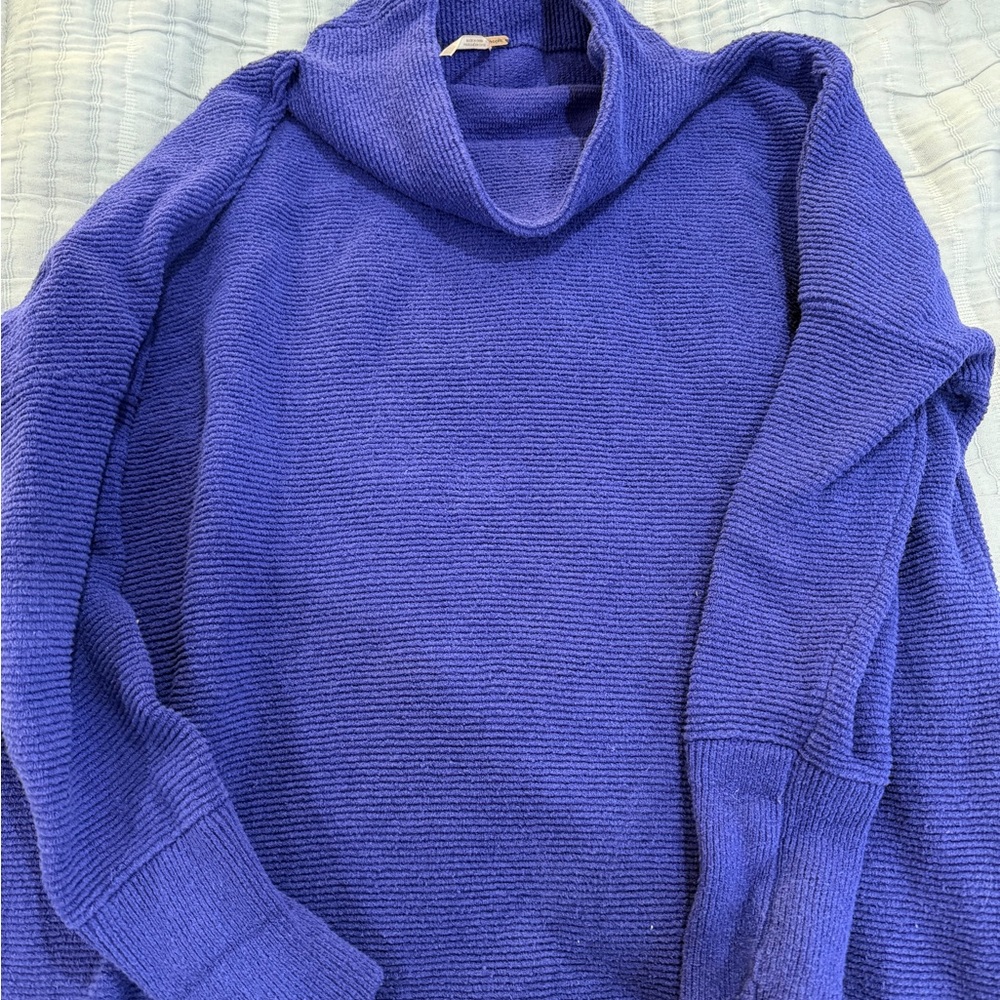 Cozy Blue Knit Sweater